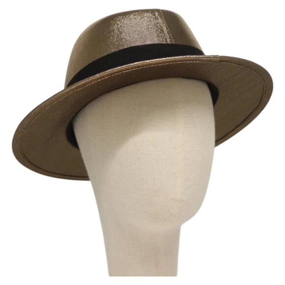 SAINT LAURENT Hat Canvas Gold Tone - Picture 1 of 15